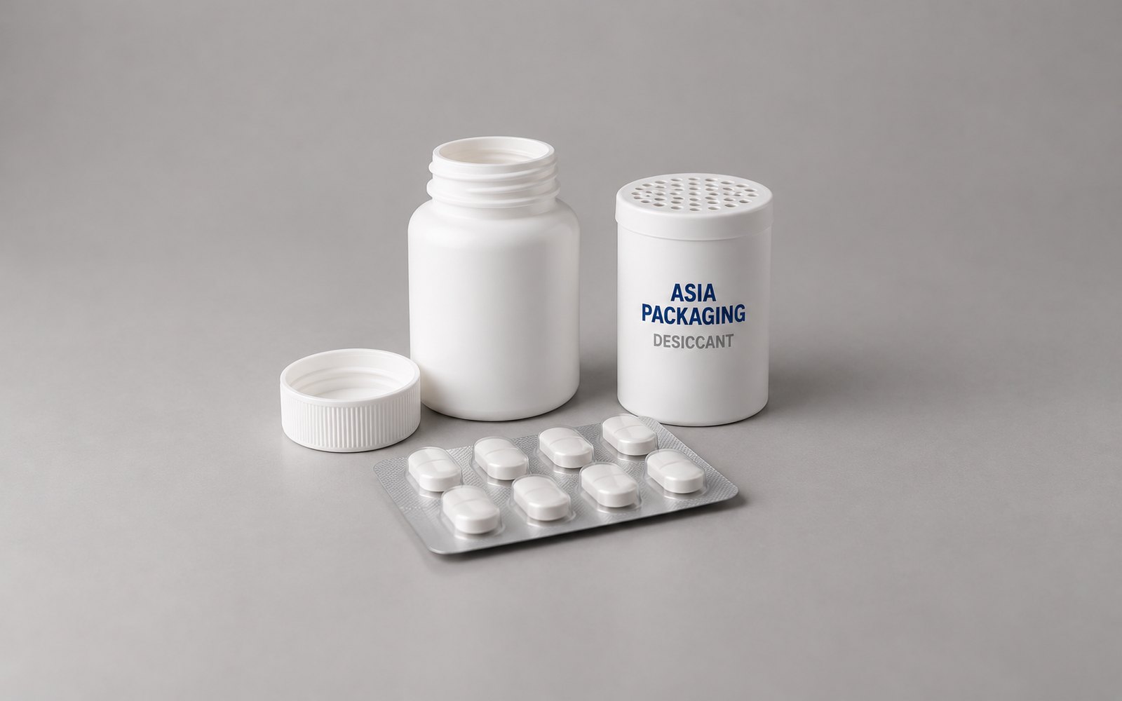 Silica gel for pharmaceutical packaging